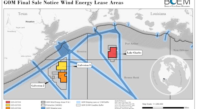 Gulf Of Mexico Final Wind Energy Lease Areas