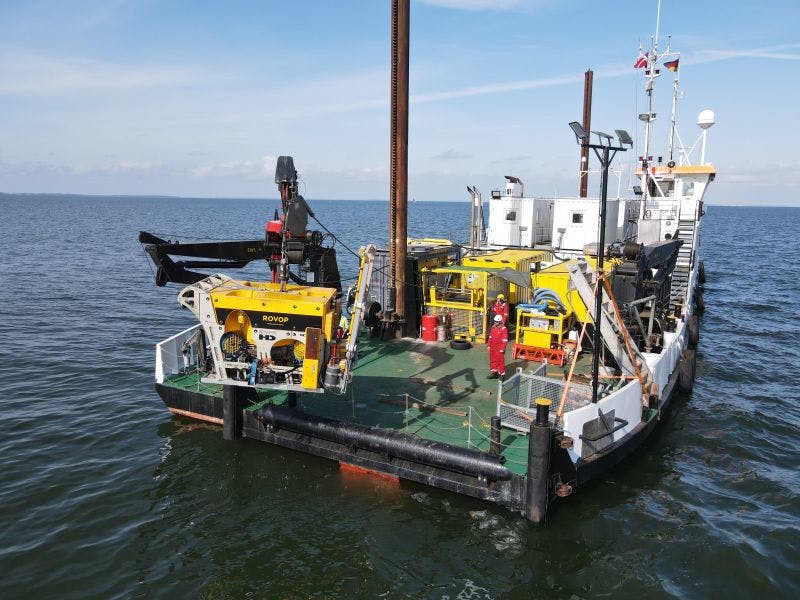 ROVOP mobilized an ROV to carry out UXO for Boskalis Hirdes.