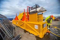 Verlume's Halo on the quayside Verlume's Halo on the quayside