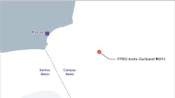 MODEC says its FPSO Anita Garibaldi MV33's operation is part of the Marlim cluster revitalization project. MODEC says its FPSO Anita Garibaldi MV33's operation is part of the Marlim cluster revitalization project.