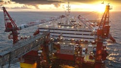 Floatel Superior is a semisubmersible accommodation and construction support vessel (floatel). Floatel Superior is a semisubmersible accommodation and construction support vessel (floatel).