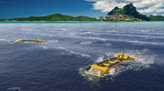 Mocean Energy&apos;s Blue Horizon is a utility-scale machine designed for deployment in wave farms off the coast to deliver reliable, green energy to transmission networks around the world.