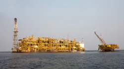 Nkossa conventional oil field in Congo