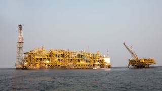 Nkossa conventional oil field in Congo