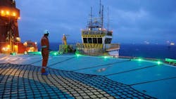 Statfjord C platform in the North Sea Statfjord C platform in the North Sea
