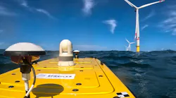 The Autonomous Surveyor USV on its way to a survey mission