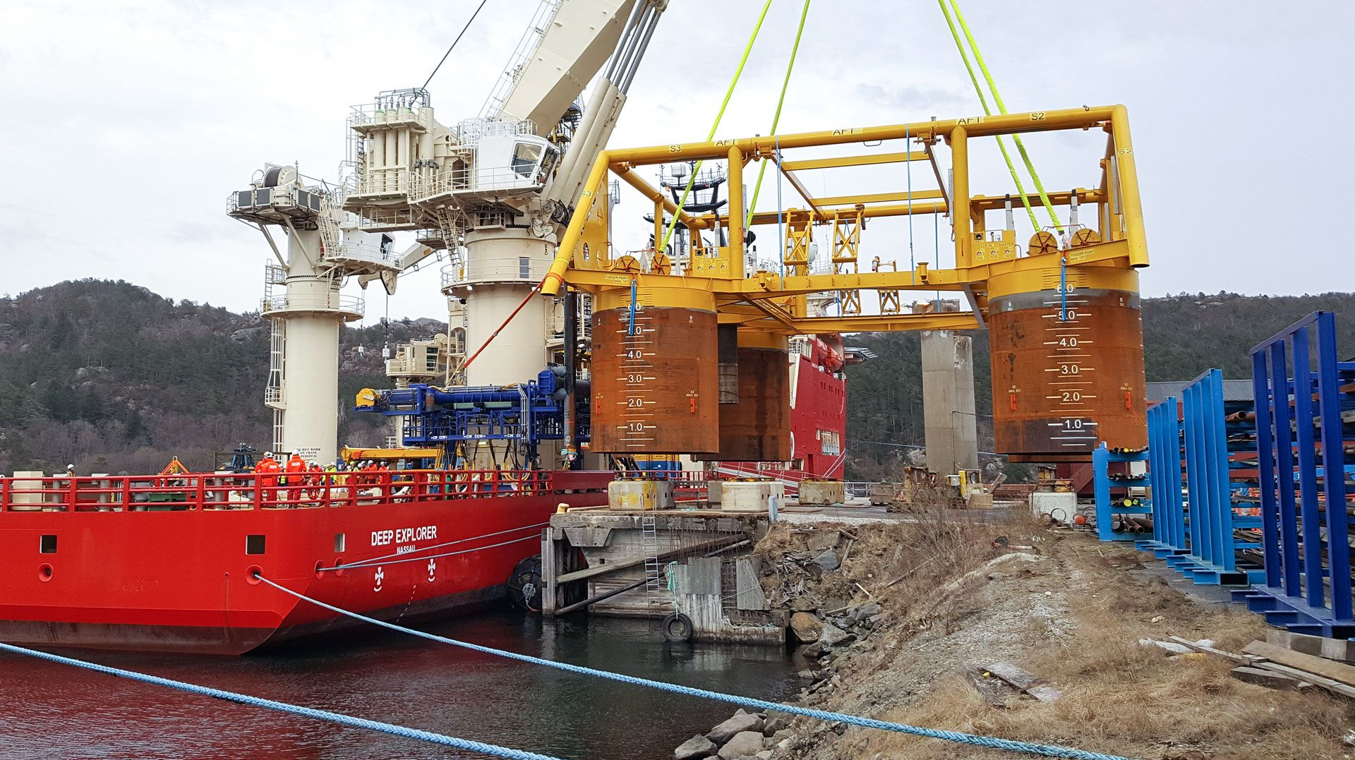 The Dvalin gas field is a tie-in to the nearby Heidrun platform.