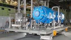 Two HOFIM motor-compressor systems will be deployed for an unmanned gas production platform. Two HOFIM motor-compressor systems will be deployed for an unmanned gas production platform.