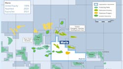 Operator United Oil & Gas is in the development and appraisal phase of operations at the Maria discovery. Operator United Oil & Gas is in the development and appraisal phase of operations at the Maria discovery.