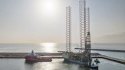 The Noble Innovator jackup operates under the Danish flag. The Noble Innovator jackup operates under the Danish flag.