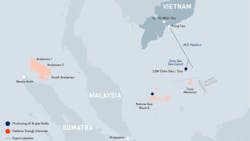 Harbour's Chim Sao and Dua fields in Vietnam averaged 4 kboe/d in 2022. Harbour's Chim Sao and Dua fields in Vietnam averaged 4 kboe/d in 2022.