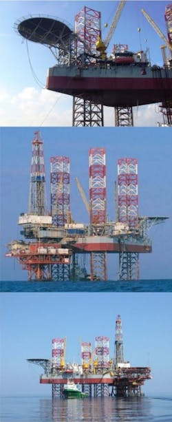 The company’s contract for GSP’s Uranus jackup allowed for up to seven well operations. The company’s contract for GSP’s Uranus jackup allowed for up to seven well operations.