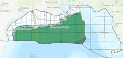 Lease Sale 261 will offer approximately 12,395 blocks in the Western, Central, and Eastern Planning Areas in the Gulf of Mexico.