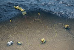 Mocean Energy&apos;s Blue Star wave energy converter is designed to provide reliable, renewable power for a range of subsea applications, from control systems to ROVs to AUVs.