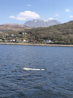 Surface operation at Loch Linnhe. Surface operation at Loch Linnhe.