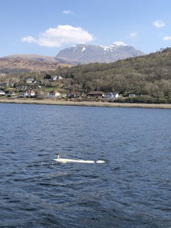 Surface operation at Loch Linnhe. Surface operation at Loch Linnhe.