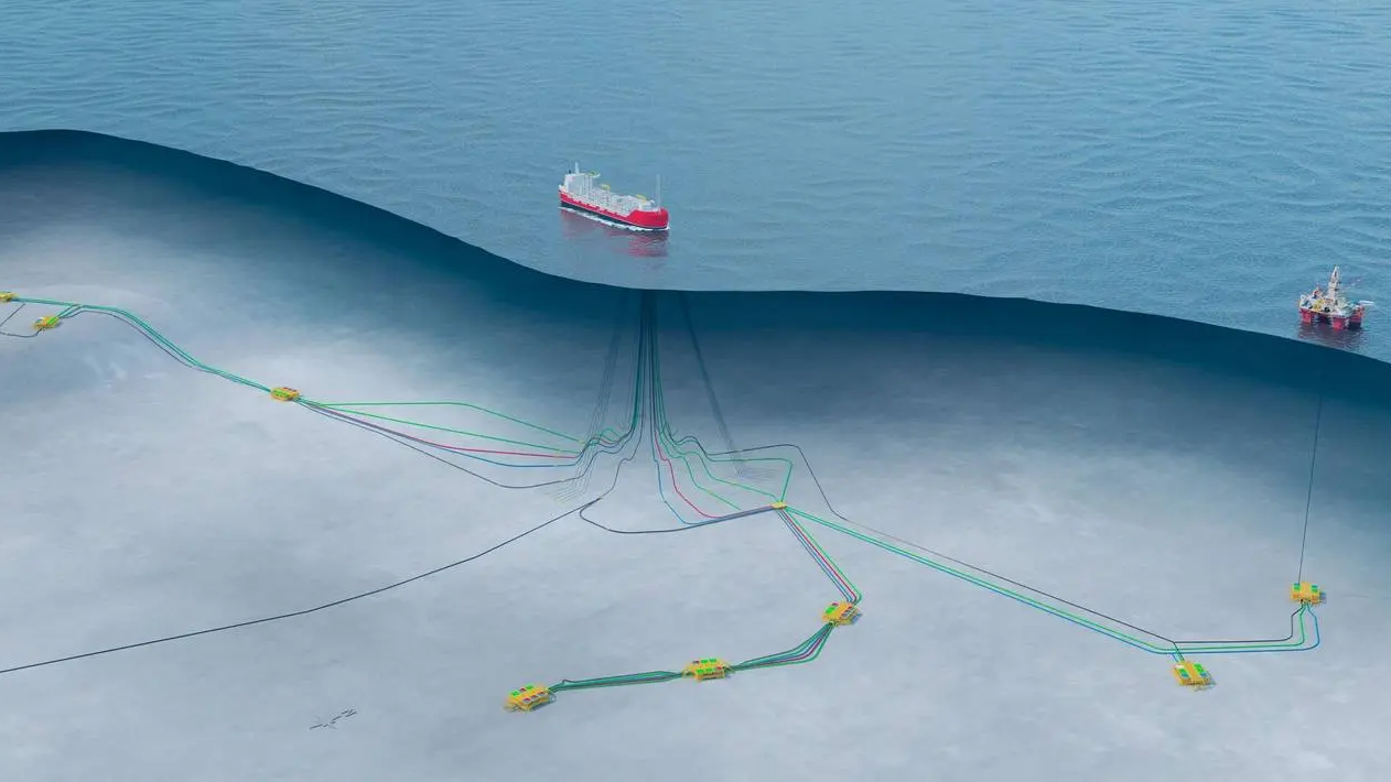 Illustration of the Bay du Nord FPSO unit