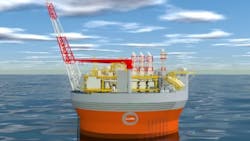 The Cambo field development project will feature a Sevan cylindrical FPSO.