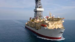 The seventh-generation drillship Noble Valiant. The seventh-generation drillship Noble Valiant.