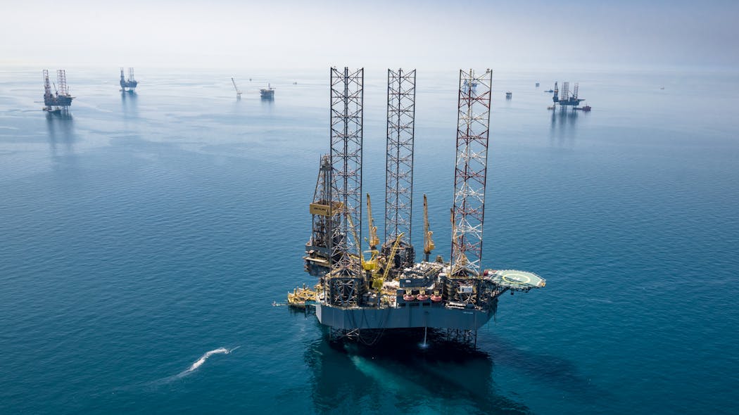 Saudi Aramco is driving the increased demand for jackup rigs in the Middle East as the Saudi state company expands its fleet to help boost production capacity.
