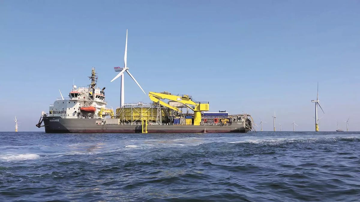 Boskalis has been awarded large cable contracts for the Baltica 2 offshore wind farm.
