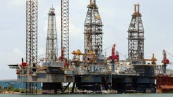 Offshore Oil Rigs In Galveston Port Dreamstime M 141192943