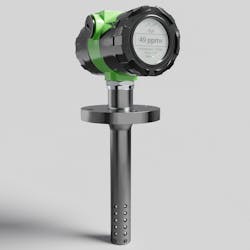 This AI Exploration sensor measures moisture content in the CO2 stream. This AI Exploration sensor measures moisture content in the CO2 stream.