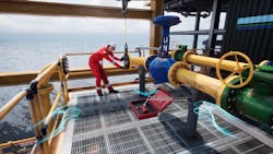 A still image from a scenario in DNV's VR MAH training A still image from a scenario in DNV's VR MAH training