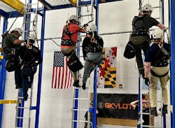 Workers at Arcon Training Center receive Global Wind Organisation training courses and refreshers. Workers at Arcon Training Center receive Global Wind Organisation training courses and refreshers.
