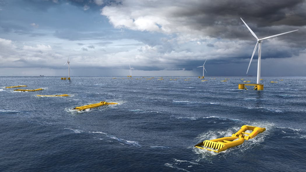 Development of the Blue Horizon 250 system could ultimately open the way to construction of a small offshore wave energy farm delivering 1-2 MW by 2030.