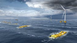 Development of the Blue Horizon 250 system could ultimately open the way to construction of a small offshore wave energy farm delivering 1-2 MW by 2030.