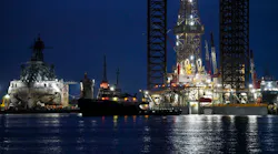 The White Fleet Drilling 400 leaving shipyard.