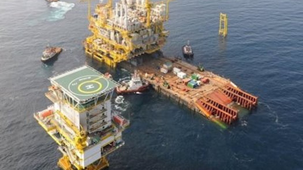 Arthit Central Processing Platform was a major project initiative for the development of natural gas resources in the Gulf of Thailand, according to McDermott.