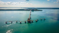 'The Northern Territory is poised to reap enormous economic benefits from Santos' Barossa Gas Project,' Santos said on its LinkedIn two weeks ago. When the 3-4 month pipelaying construction campaign begins, it will involve 500 Australian crew and about 300 expat crew and technical support personnel from Europe. Approximately 340 hotel rooms will be required to support offshore vessel mobilization, Santos said. 'The Northern Territory is poised to reap enormous economic benefits from Santos' Barossa Gas Project,' Santos said on its LinkedIn two weeks ago. When the 3-4 month pipelaying construction campaign begins, it will involve 500 Australian crew and about 300 expat crew and technical support personnel from Europe. Approximately 340 hotel rooms will be required to support offshore vessel mobilization, Santos said.