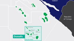 The Dussafu license is situated within the Ruche Exclusive Exploitation Area (Ruche EEA), which covers 850 sq km and includes six discovered oil fields and numerous leads and prospects.