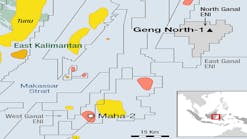 Eni has announced what it describes as a &ldquo;significant gas discovery&rdquo; from the Geng North-1 exploration well drilled in North Ganal PSC, about 85 km off the coast of East Kalimantan in Indonesia.