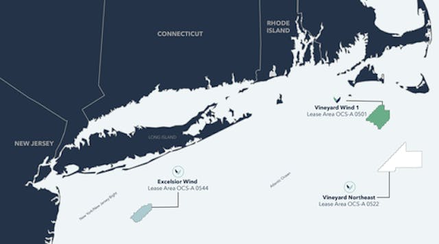 As selected for New York&apos;s next round of offshore wind development, Vineyard Offshore&apos;s Excelsior Wind project will deliver more than 1,300 MW of clean, reliable electrical capacity to New York, according to Vineyard Offshore&apos;s website.