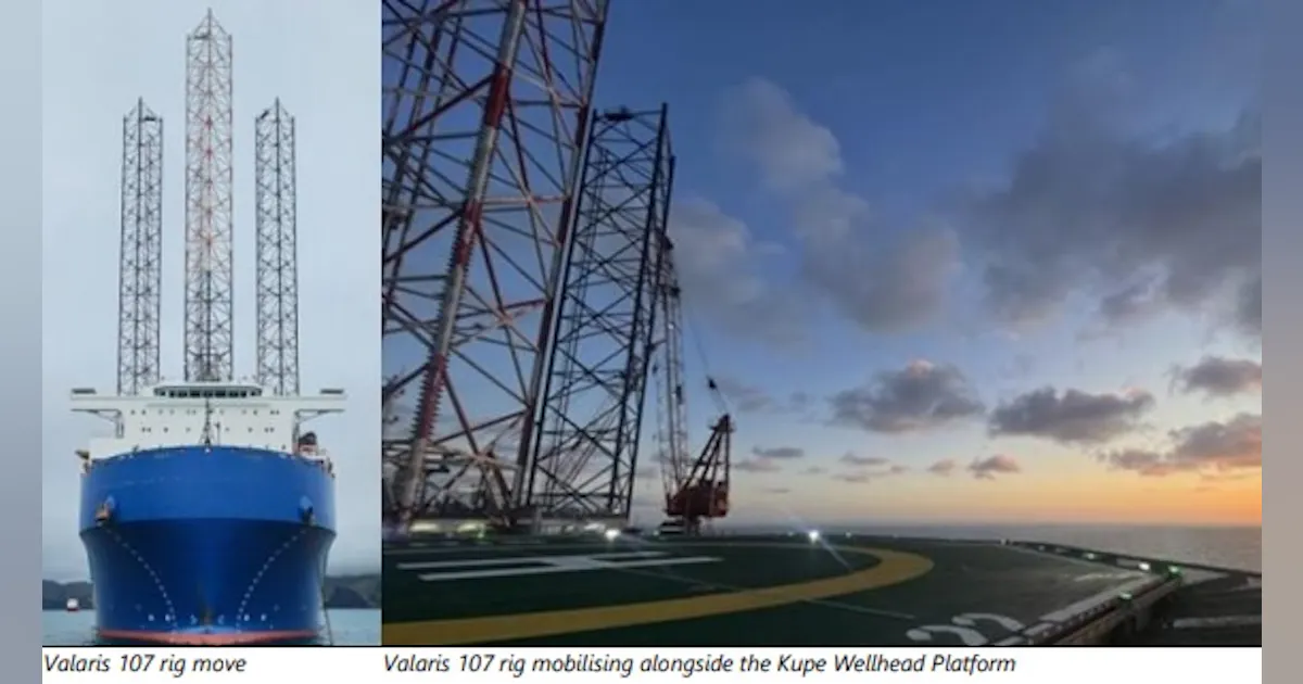 Valaris rig preparing to spud Kupe gas well offshore New Zealand | Offshore