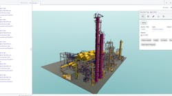 AVEVA's technology allows users to aggregate data in one application as well as search for specific pipes or tags in both the 3D model as well as 2D documents. AVEVA's technology allows users to aggregate data in one application as well as search for specific pipes or tags in both the 3D model as well as 2D documents.
