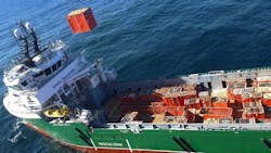 The platform supply vessel Havila Charisma. The platform supply vessel Havila Charisma.