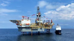 MaBoMo and Borr Norve on site in Gabon MaBoMo and Borr Norve on site in Gabon