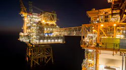 The Montrose eight legged steel jacket supported platform weighs 21,176 tonnes​, and the bridge-linked platform is a four-legged steel jacket (weighing 5,745 tonnes) supported by a platform weighing 10,500 tonnes.
