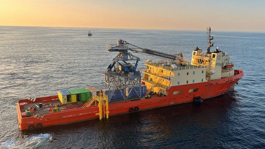 This is the second time this year that the James Fisher Renewables team has worked at the South Fork Wind offshore wind farm.