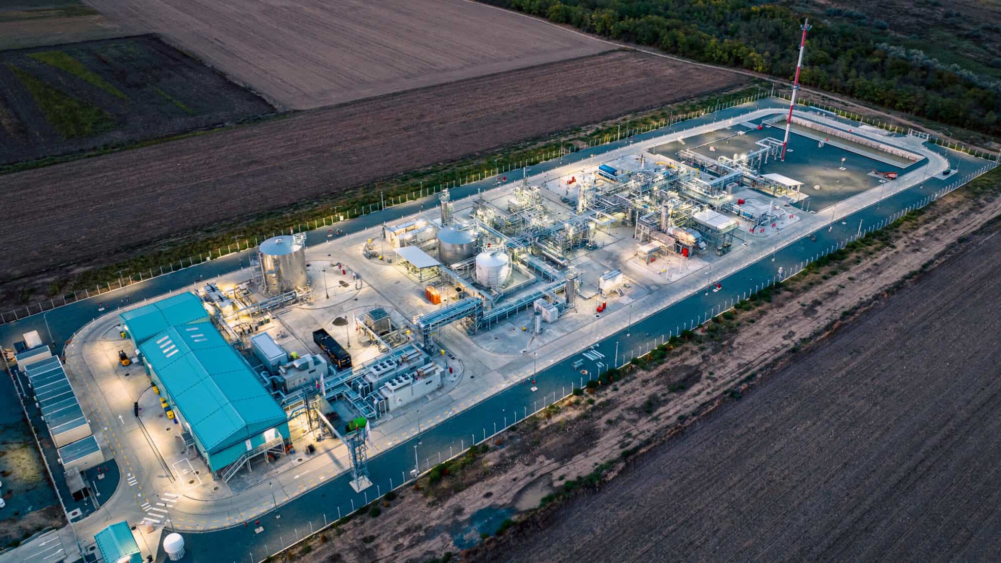 Black Sea Oil &amp; Gas&rsquo; gas treatment plant is located near Vadu, Constanta county.