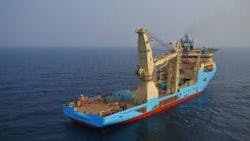 The Maersk Installer vessel has 120 single cabins. The Maersk Installer vessel has 120 single cabins.