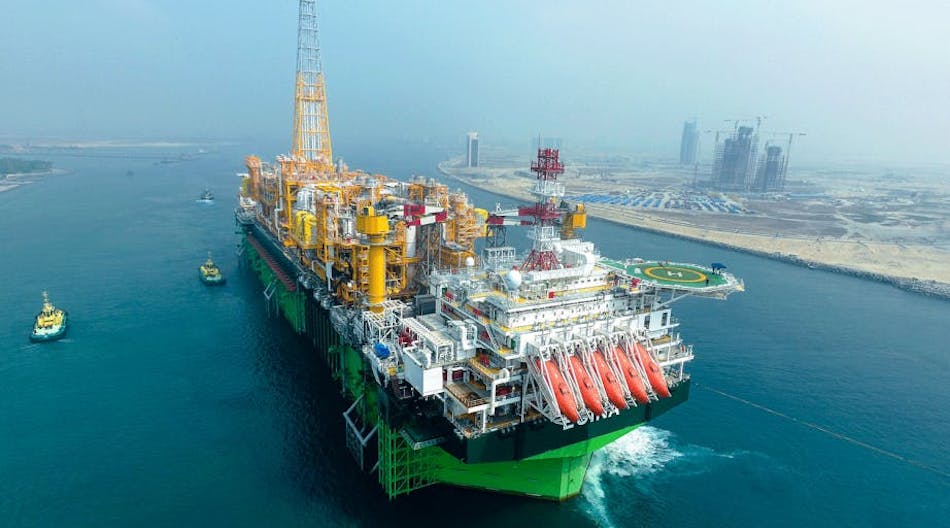 Located about 130 km offshore Nigeria at water depths of more than 1,500 m, TotalEnergies says the Egina oil field is one of its most ambitious ultradeep offshore projects.