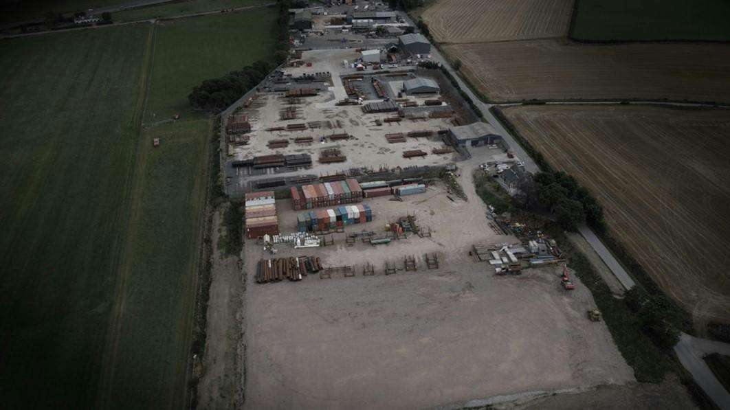 Construction work during the transformation of the Birchwood site in Aberdeenshire