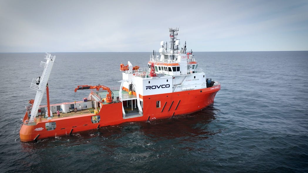 The multi-purpose DP2 survey vessel, Glomar Supporter