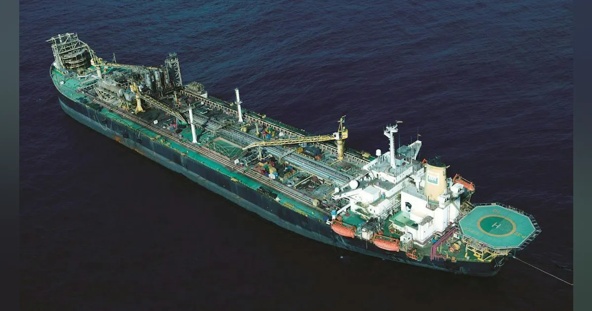 Marlim Rovs Original Marlim platform heads to Brazil shipyard for recycling ...