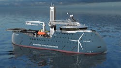 Each featuring 3 × MAN 12V175D-MEV methanol-ready engines as part of a hybrid battery propulsion system, the new CSOVs will have a length of 89.6 m, a beam of 19.2 m, with accommodation for 132 people. Each featuring 3 × MAN 12V175D-MEV methanol-ready engines as part of a hybrid battery propulsion system, the new CSOVs will have a length of 89.6 m, a beam of 19.2 m, with accommodation for 132 people.